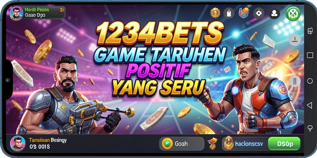 Screenshot utama menampilkan gameplay seru dari 1234BETS.