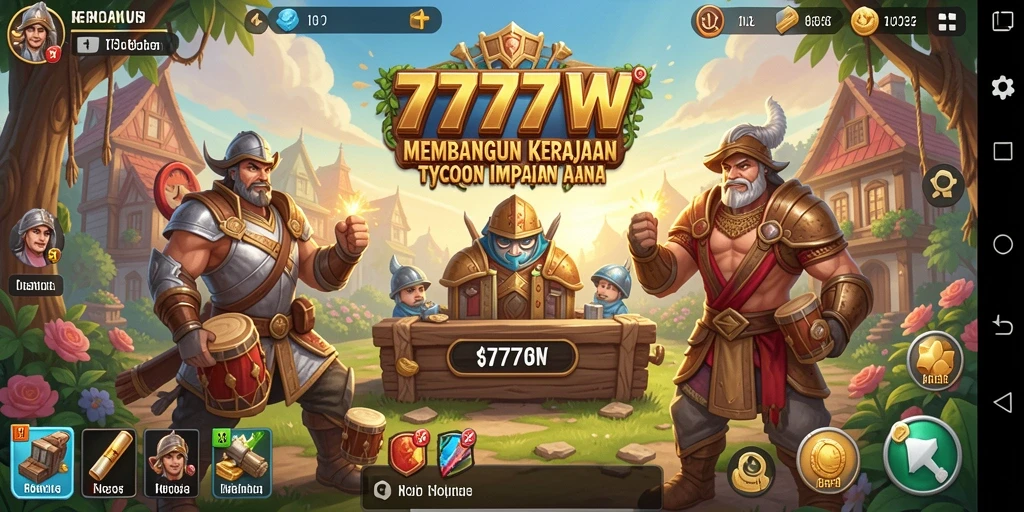 Tangkapan layar menunjukkan aksi game Tycoon yang mendebarkan.