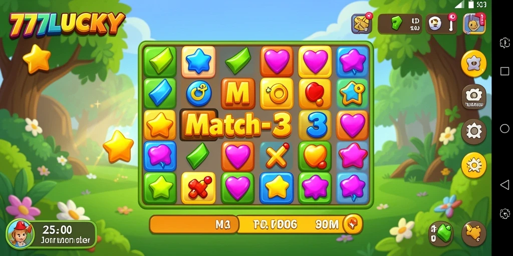 Tampilan gameplay seru dalam 777LUCKY yang penuh warna.