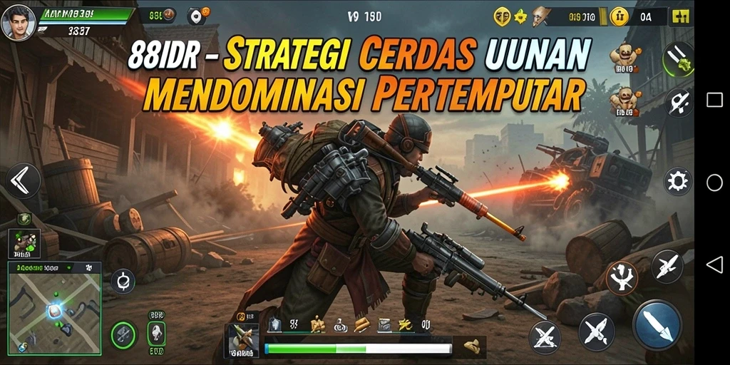 Screenshot gameplay 88IDR menampilkan pertempuran strategis yang mendebarkan.