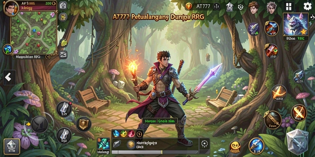 Tampilan gameplay seru dan mendalam dari AT777.
