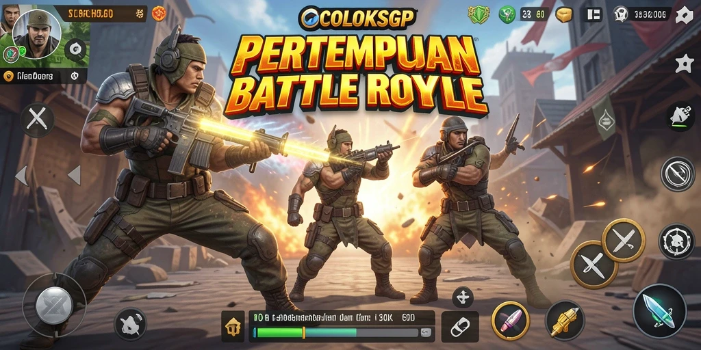 Gameplay seru di COLOKSGP dengan pertempuran antar pemain yang mendebarkan.
