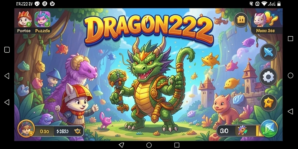 Tampilan gameplay menarik dan penuh warna dari DRAGON222.