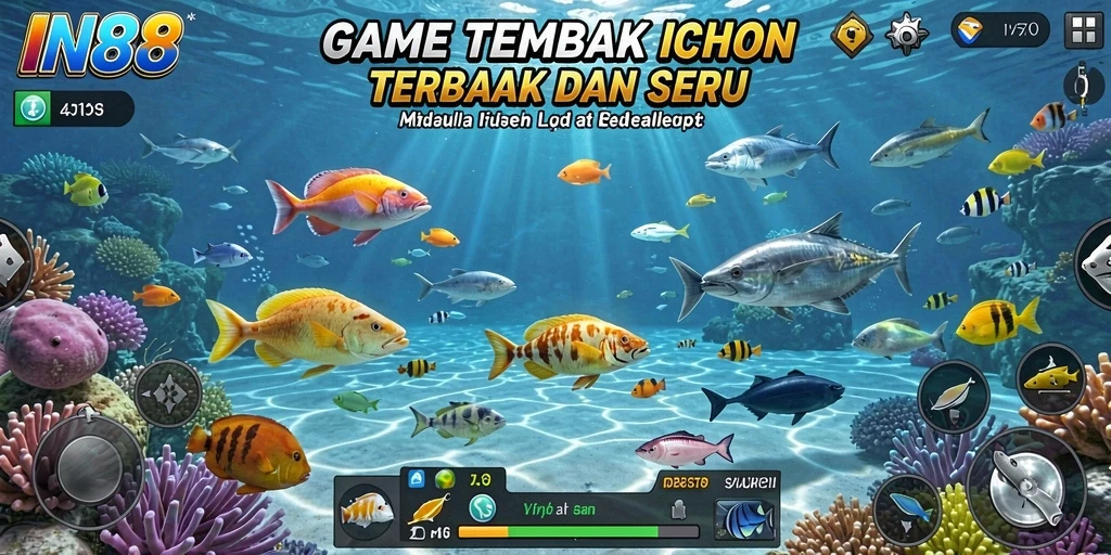 Gameplay seru Tembak Ikan di IN88 dengan grafis yang memukau.
