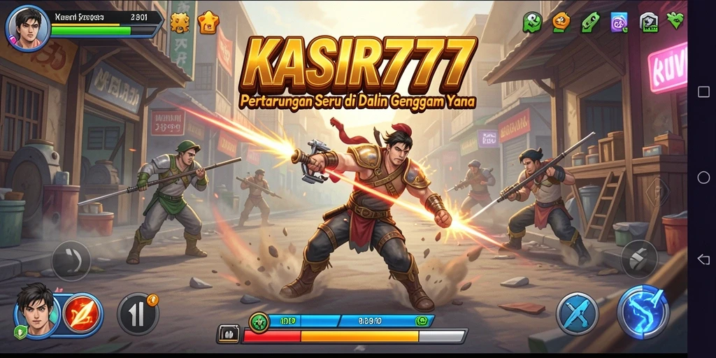 Tampilan pertarungan epik di KASIR777 yang penuh aksi.