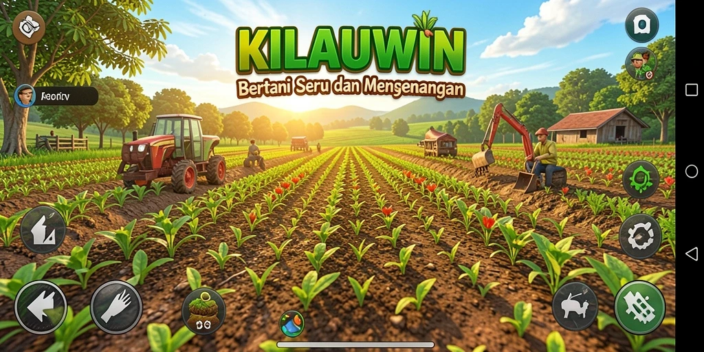 Gameplay KILAUWIN yang menggambarkan keseruan bertani.