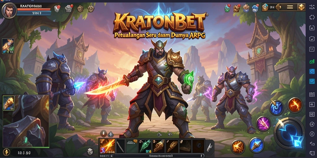 Tampilan gameplay hebat di KRATONBET dengan pertarungan seru.