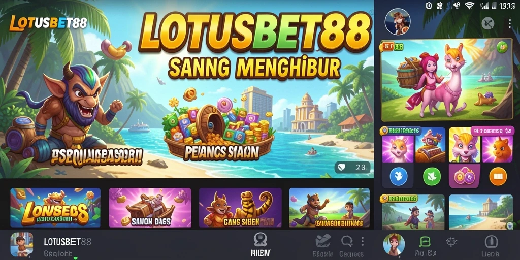Tampilan gameplay LOTUSBET88 yang menghibur dan menarik.