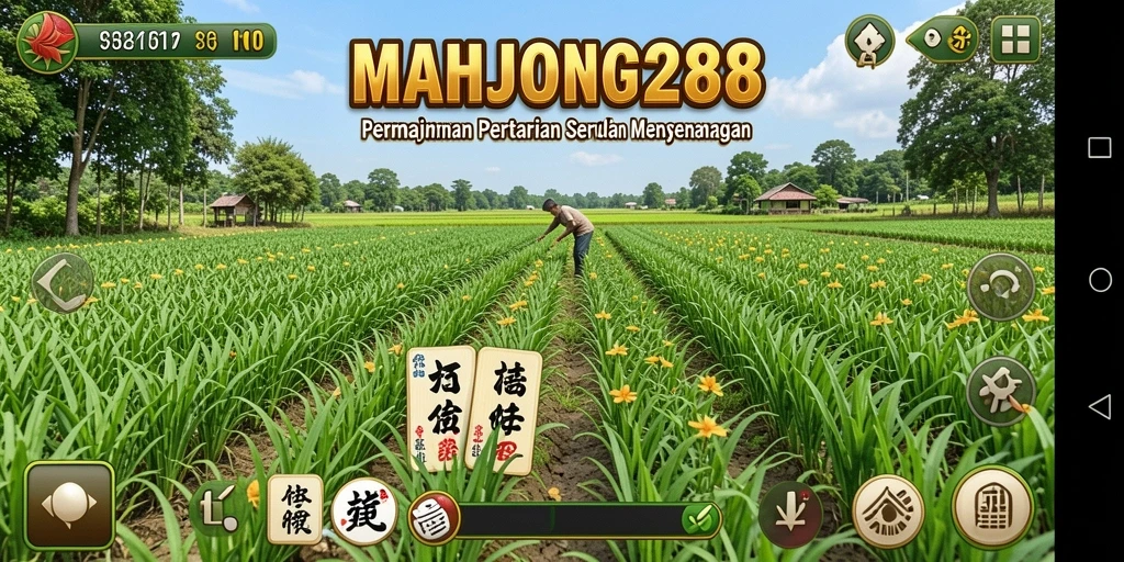 Gameplay menarik di MAHJONG288 menunjukkan aktivitas bertani.