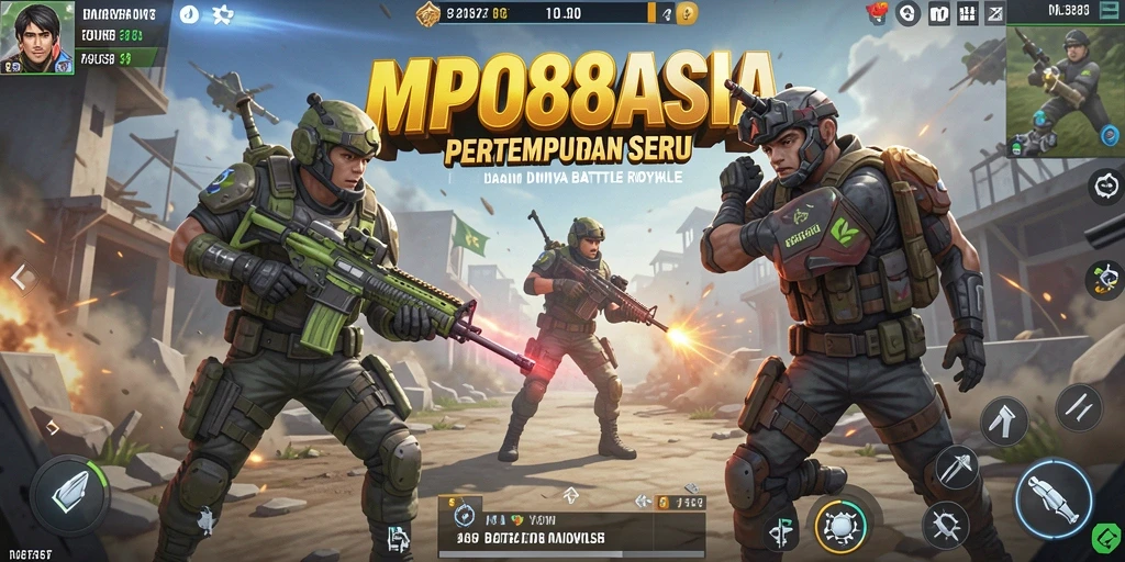 Gameplay Battle Royale seru di MPO88ASIA dengan grafis menawan.