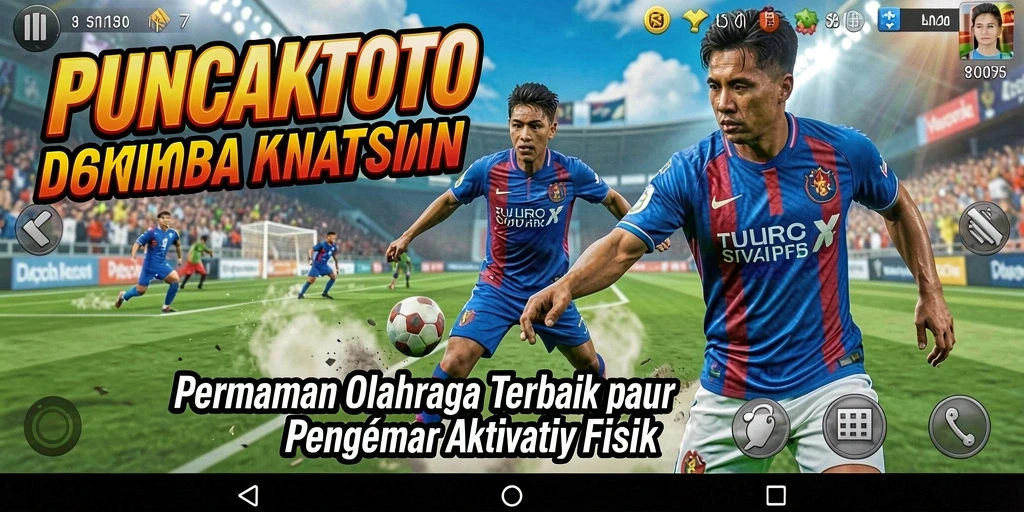 Tampilan aksi seru dalam gameplay olahraga PUNCAKTOTO.