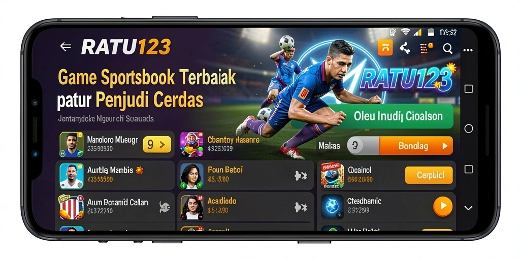 Tampilan gameplay seru dan menarik di RATU123 Sportsbook.