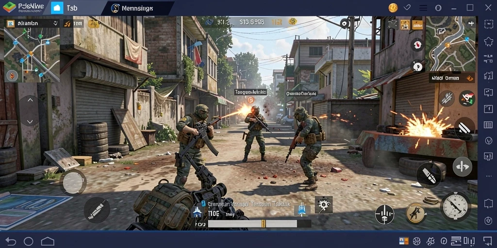 Tampilan gameplay mendebarkan dari S13 dengan taktik yang rumit.