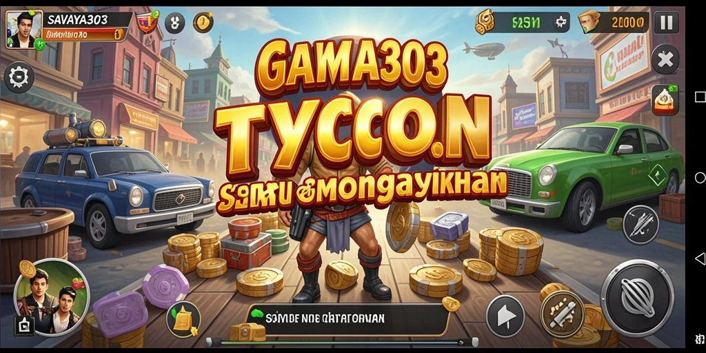 Screenshot menampilkan gameplay menarik dari SAVAYA303 dengan elemen tycoon.