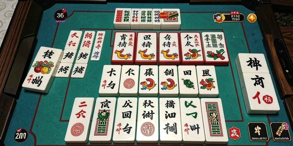 Screenshot gameplay <strong>SUPERLIGATOTO</strong> menampilkan suasana seru permainan Mahjong.