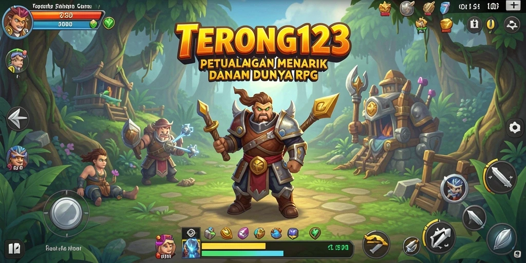 Tampilan gameplay menarik dari TERONG123 di dunia RPG.