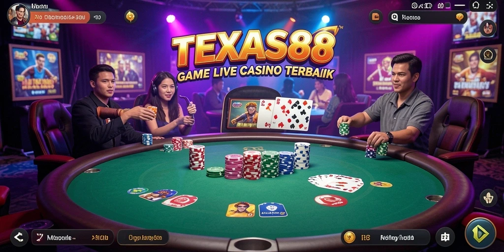 Tampilan gameplay Live Casino yang mengasyikkan dan interaktif.
