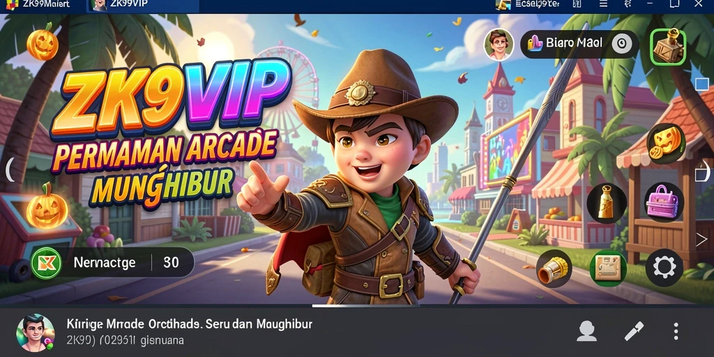 Tampilan gameplay seru dan menantang dalam ZK9VIP.